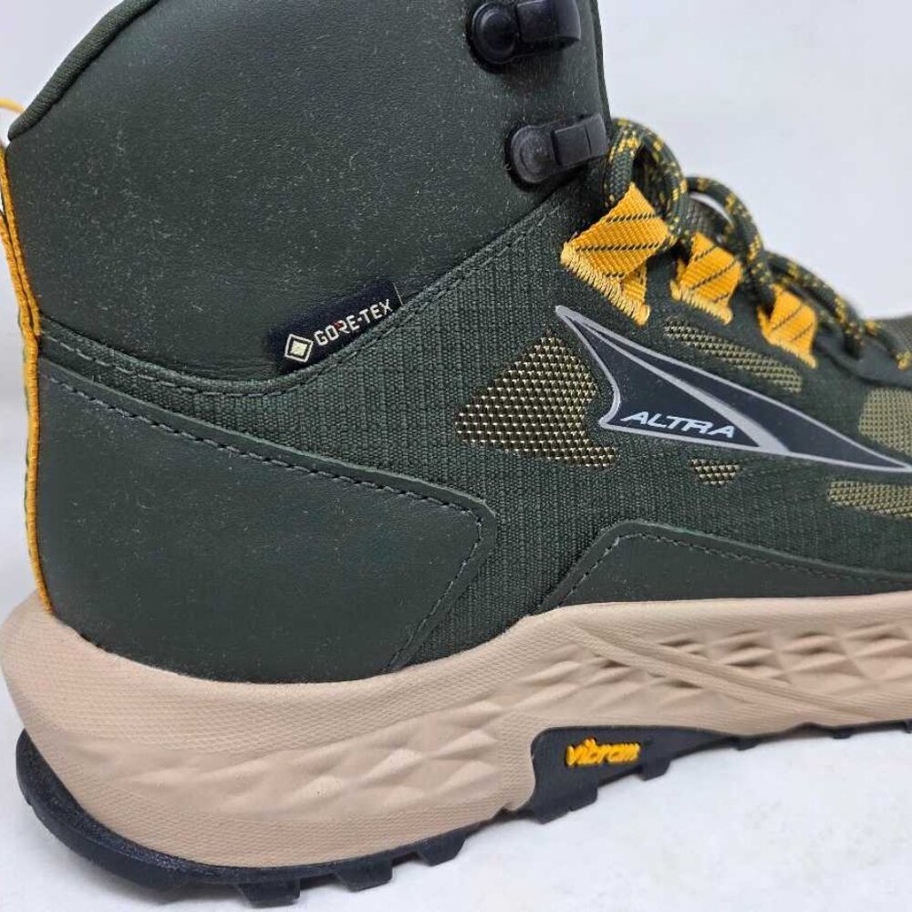 Men's 8 Altra Timp Hiker GTX GORE-TEX waterproof hiking boots Dusty Olive 2 - Picture 5 of 11